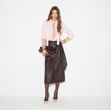 Camicia in cotone con fusciacche