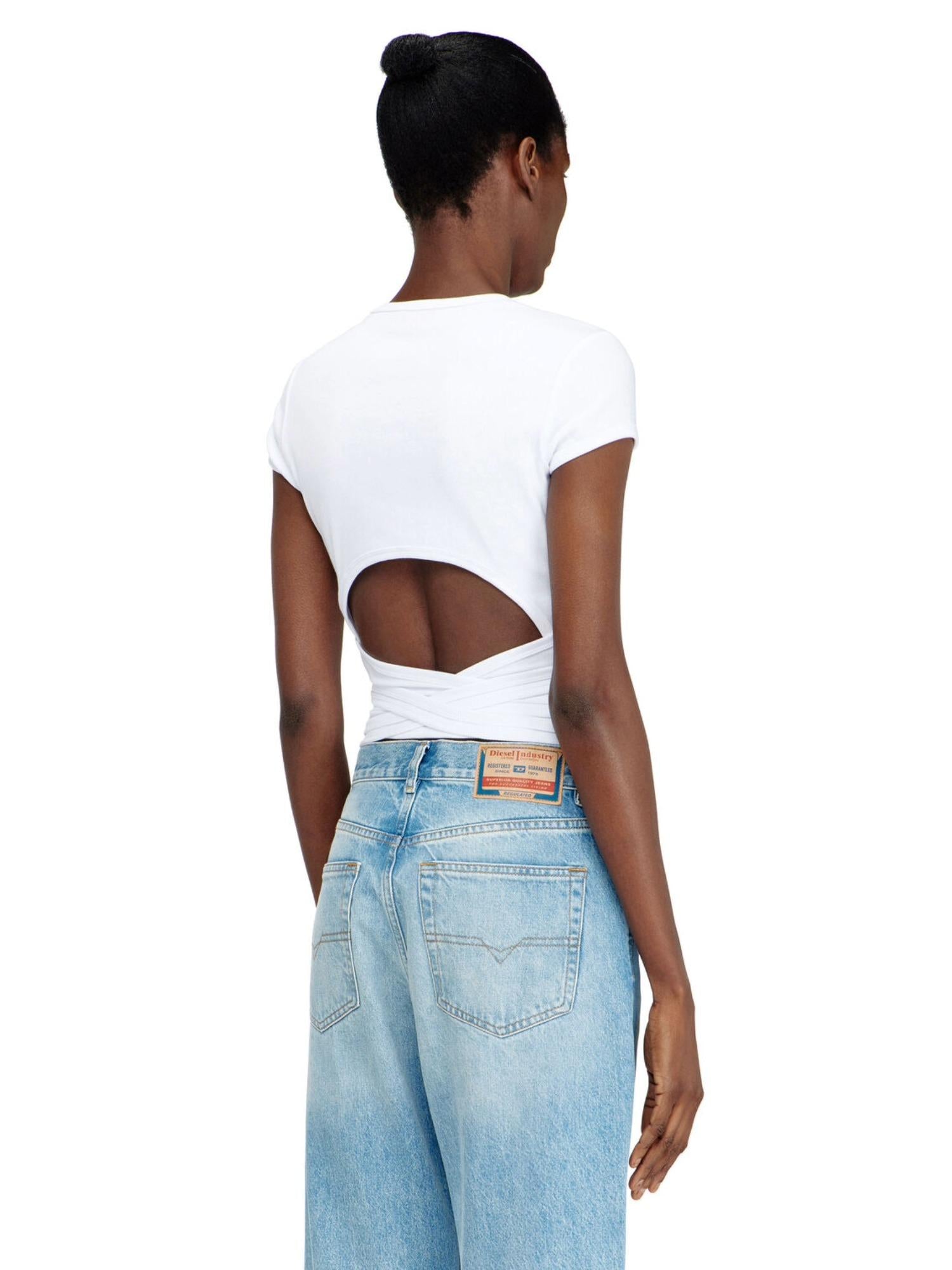 Diesel T-shirt con stringhe T-Bunny-Tail-S1