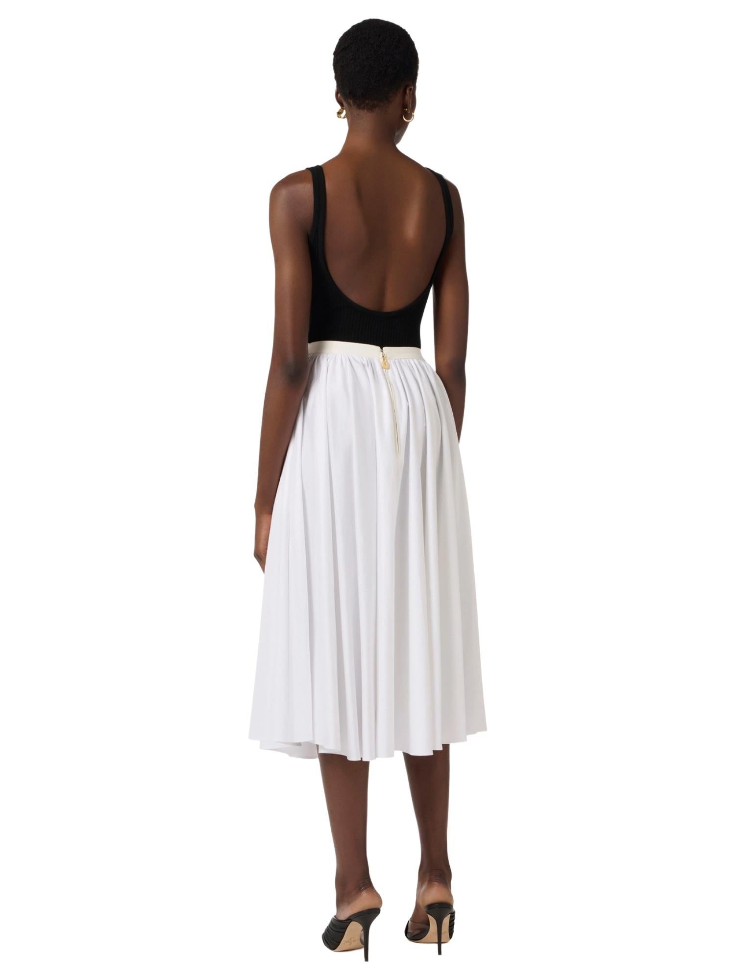 Elisabetta Franchi Body in maglia con logo