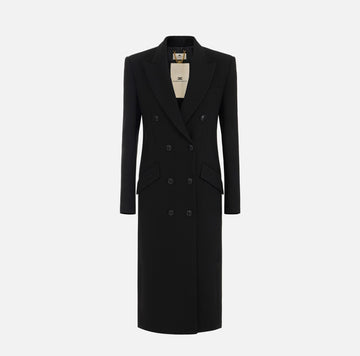Cappotto in doppio crêpe