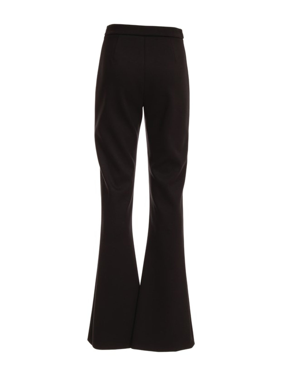Pantalone Flare con Dettaglio Dorato in Vita