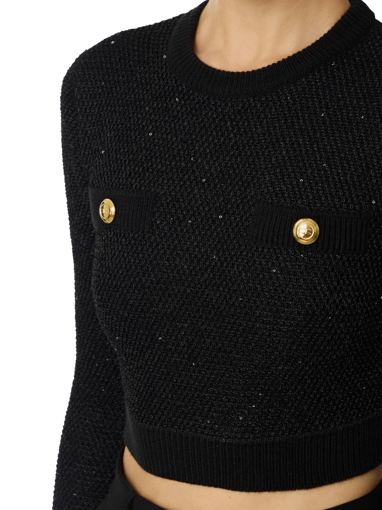 Elisabetta Franchi Maglia con paillettes