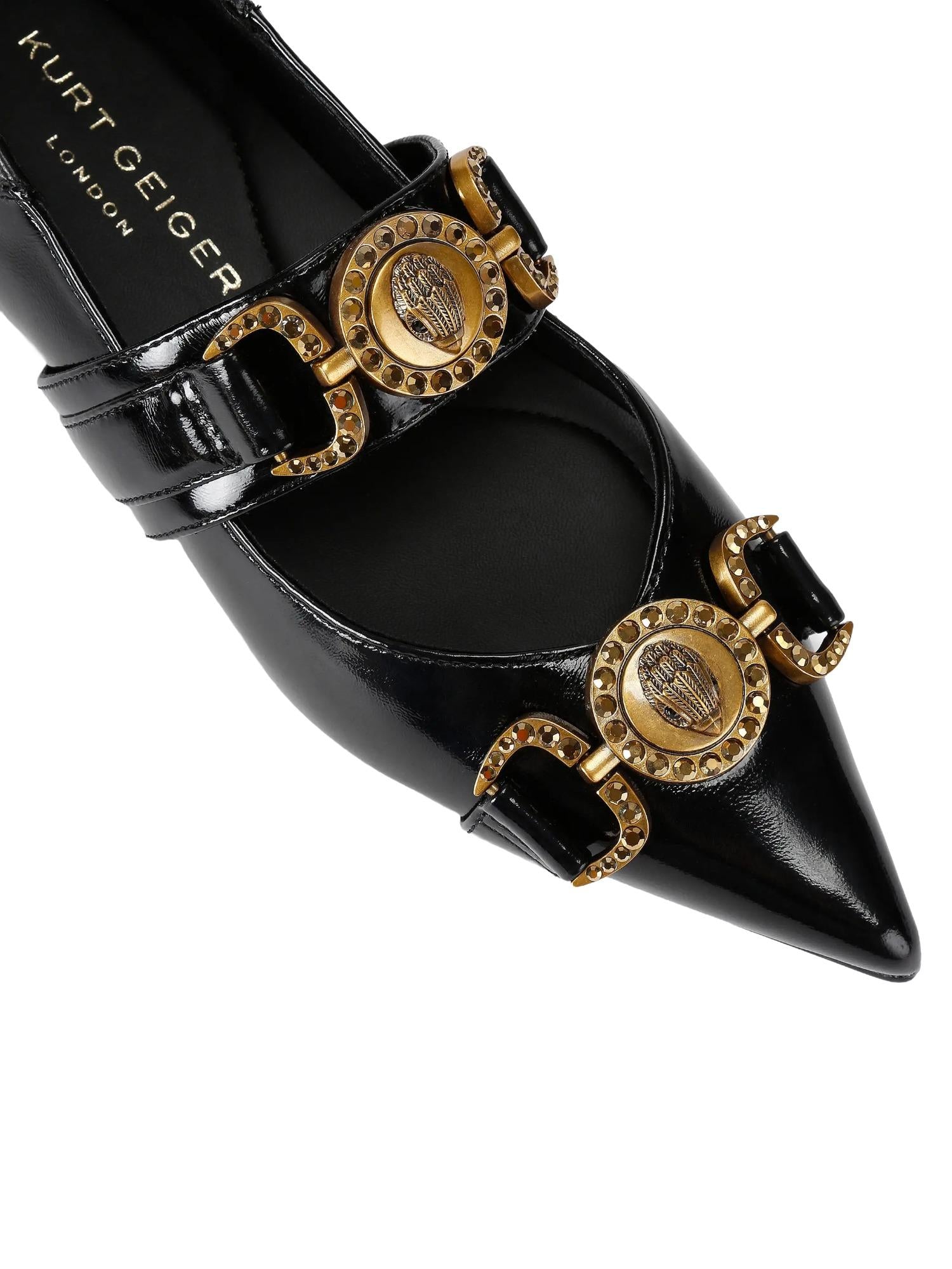 Kurt Geiger Mocassini a punta con dettagli gioiello