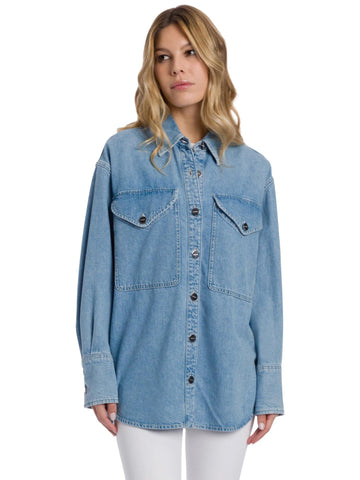 Dondup Camicia oversize in denim