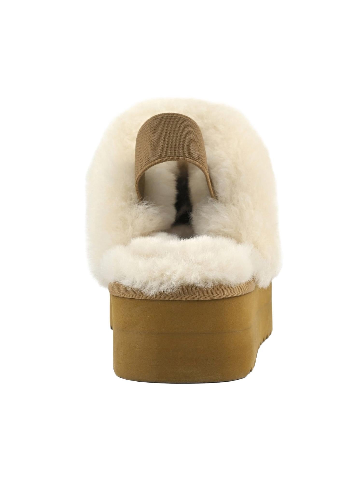 Colors of California Slipper platform in suede