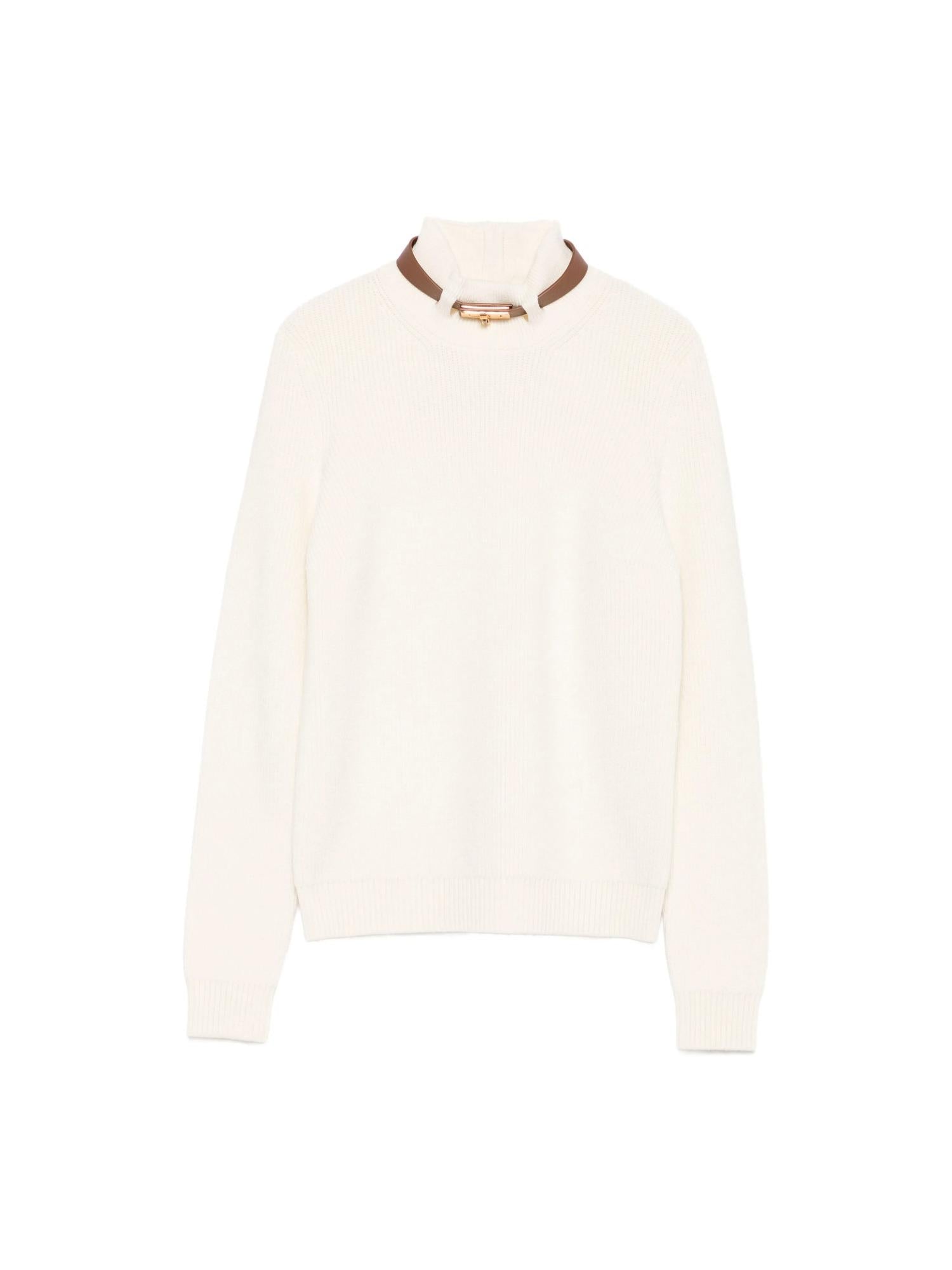 Elisabetta Franchi Maglia con cinturino gioiello