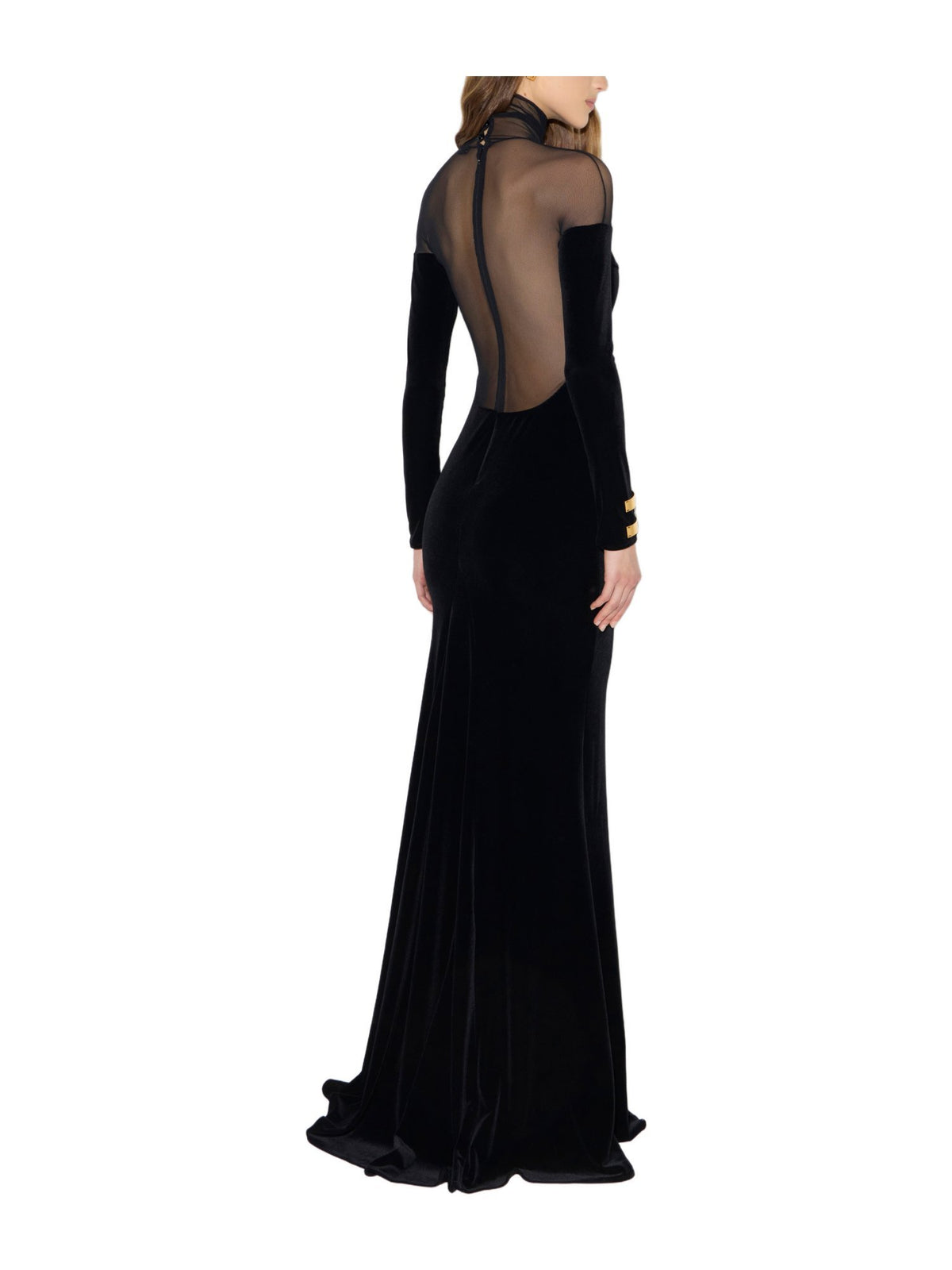 Abito Red Carpet in velluto e tulle