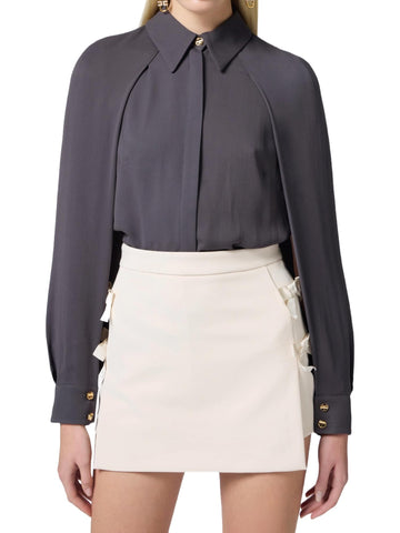 Elisabetta Franchi Camicia con maniche a mantellina