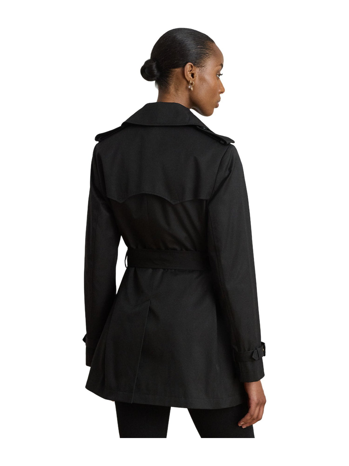 Trench doppiopetto in misto cotone