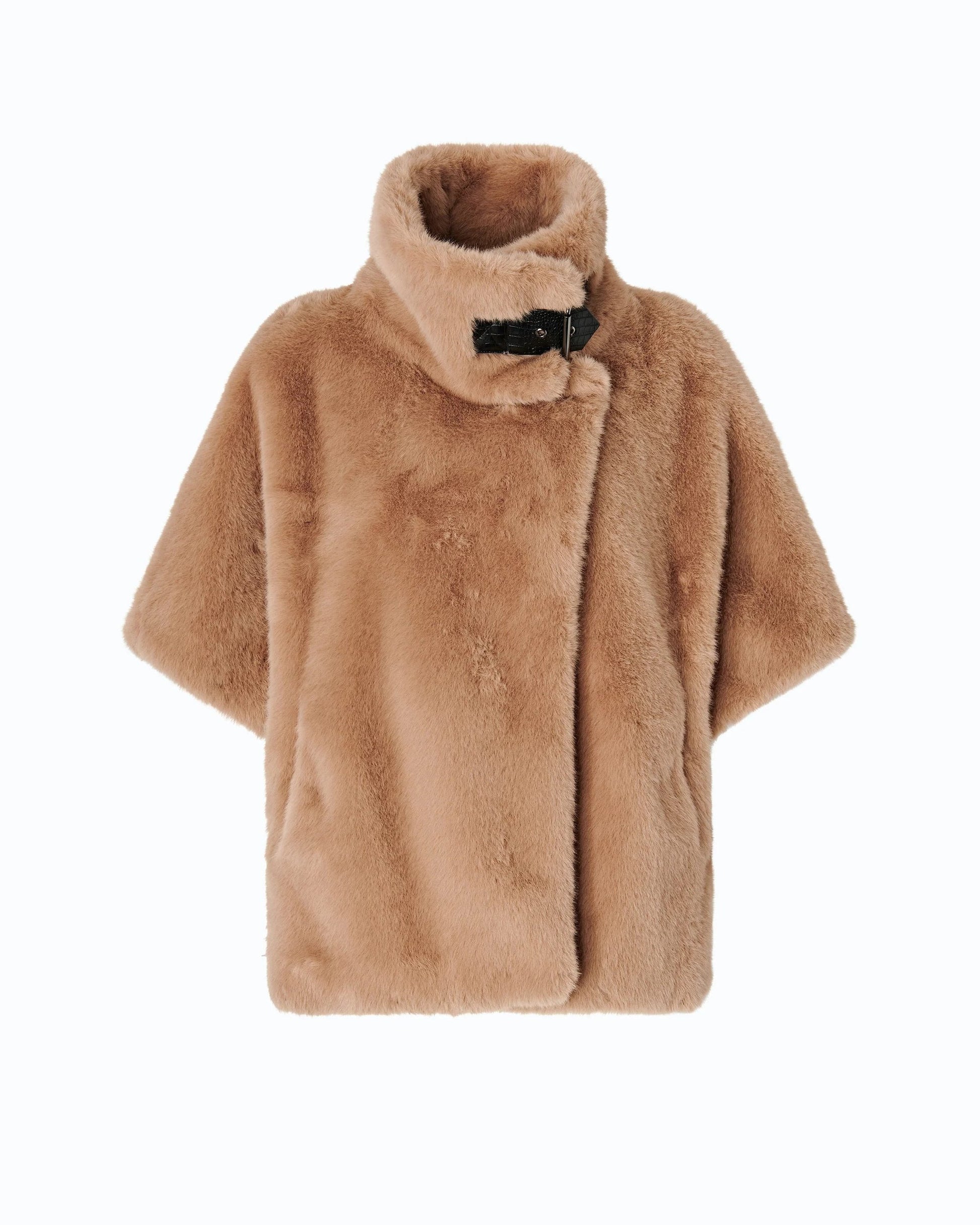 Pinko Cappa in Tessuto Aspen Effetto Pelliccia donna