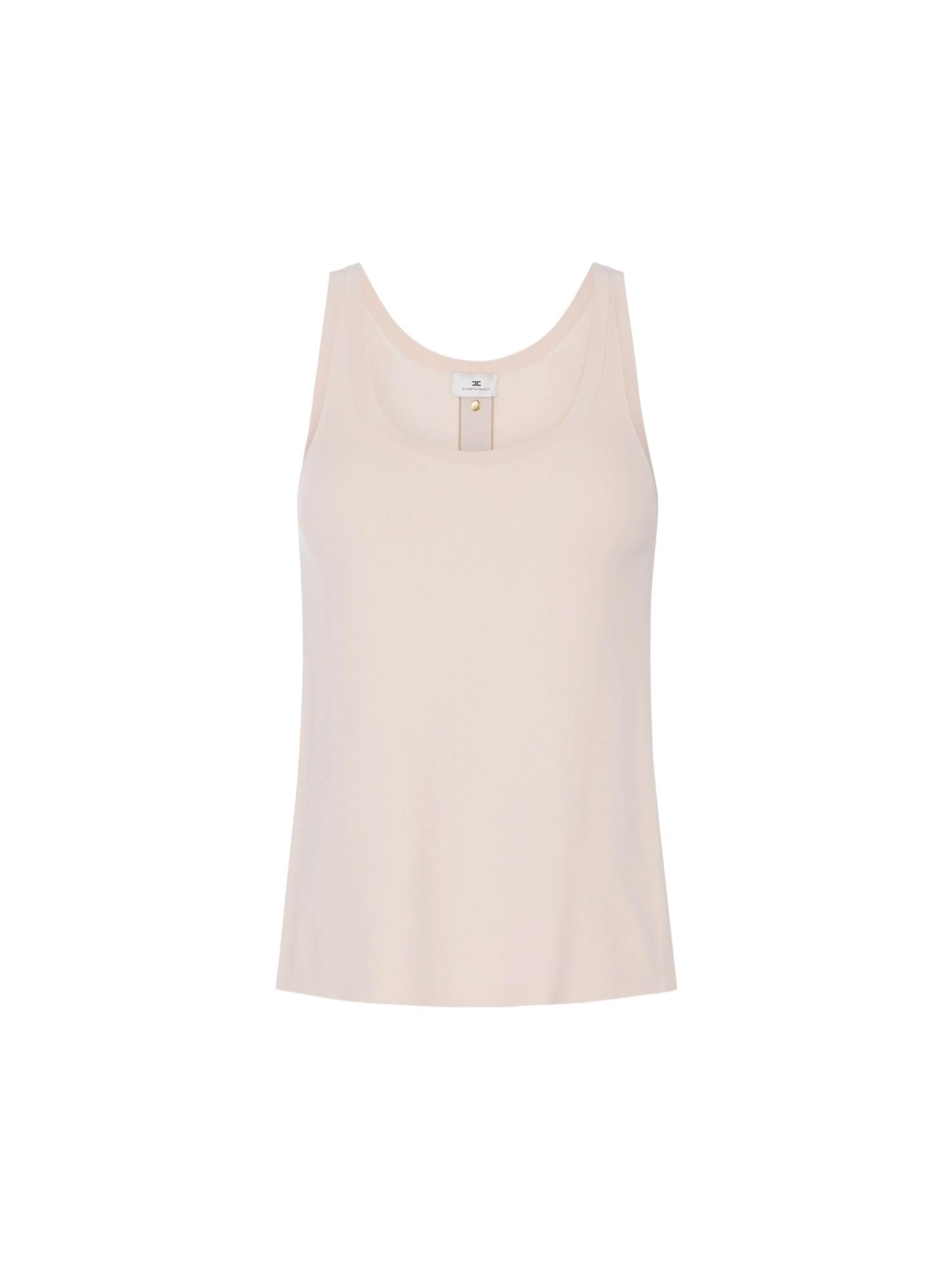 Elisabetta Franchi Canotta con bottoni posteriori