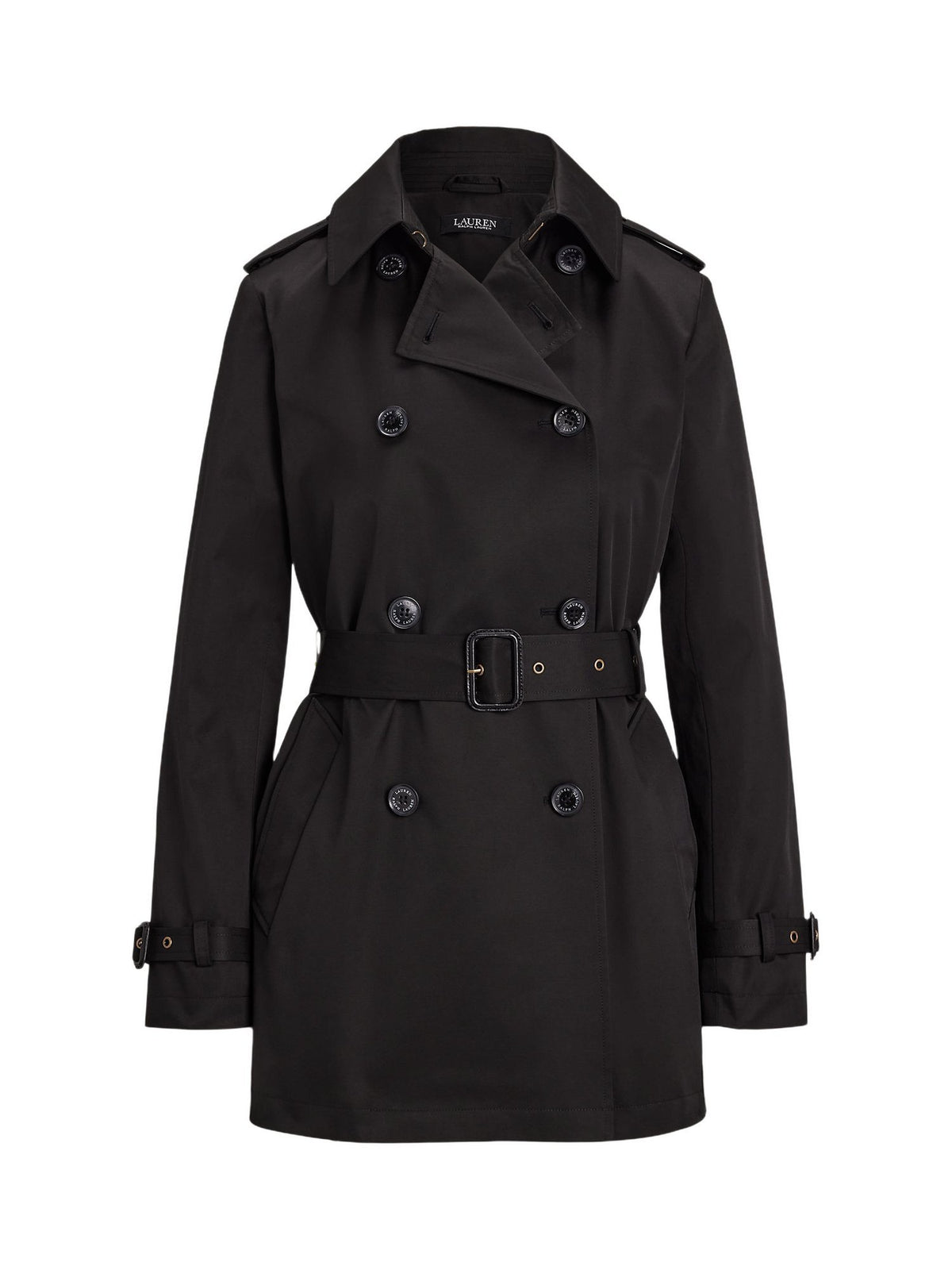 Trench doppiopetto in misto cotone