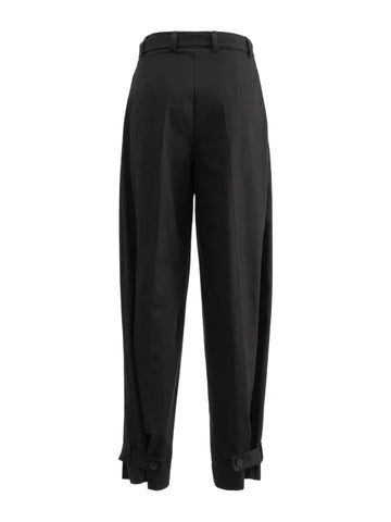 Pantalone in cotone con cinturino