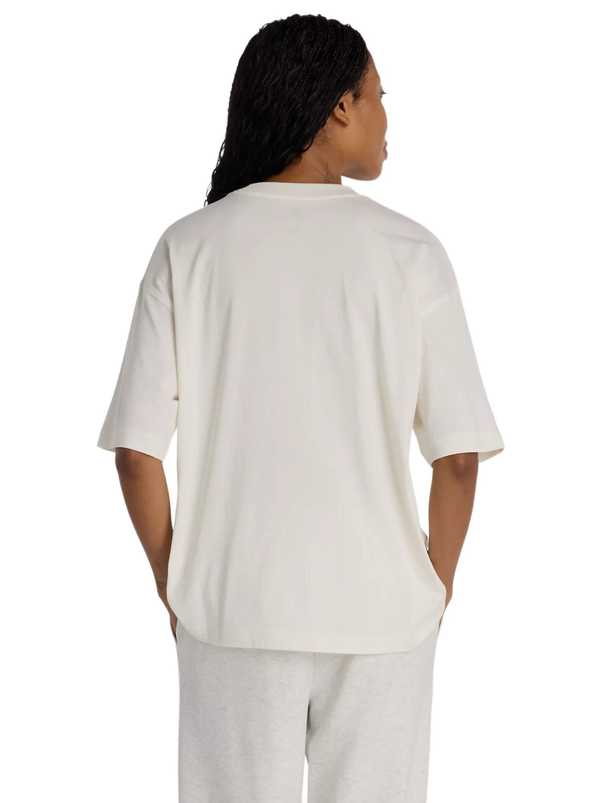 New Balance T-shirt oversize con stampa
