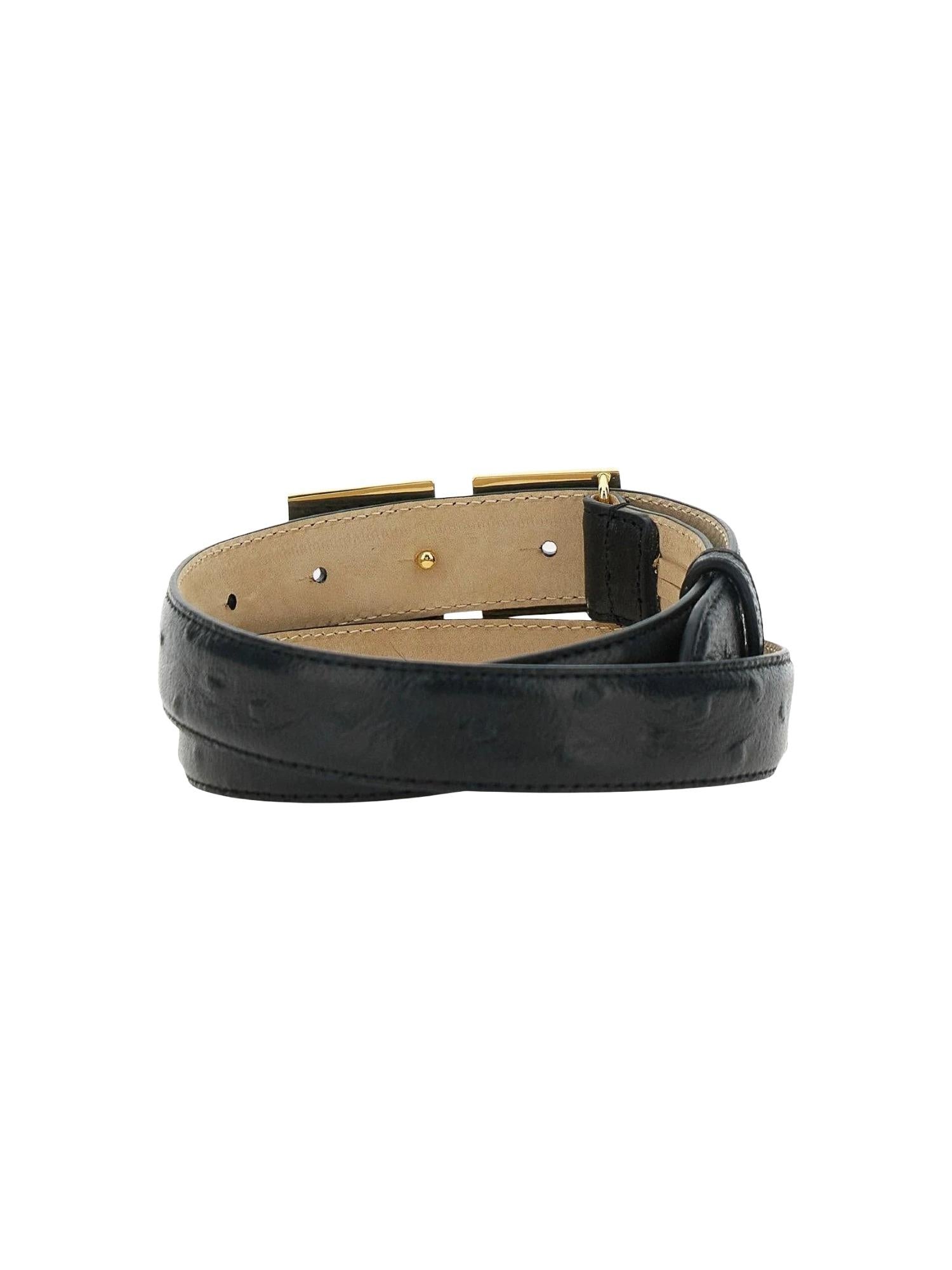 Elisabetta Franchi Cintura in pelle 3 cm