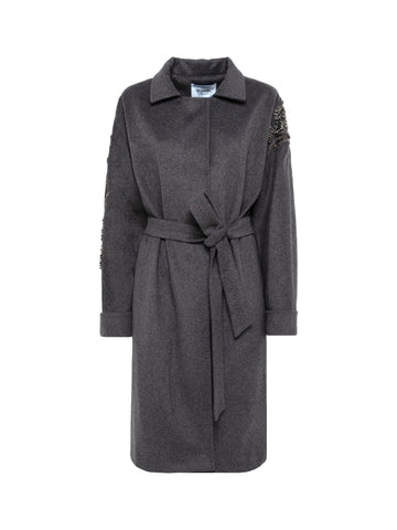 Blugirl Cappotto in panno con ricamo