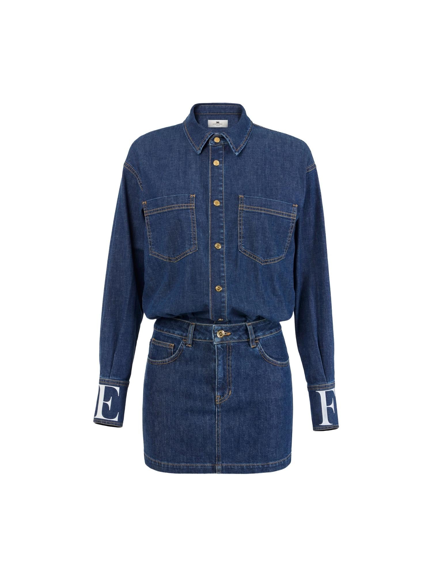 Elisabetta Franchi Abito in denim
