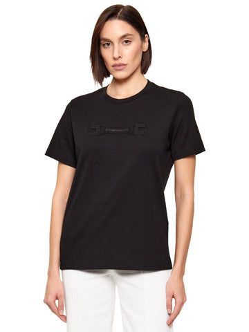 Elisabetta Franchi T-shirt con logo ricamato