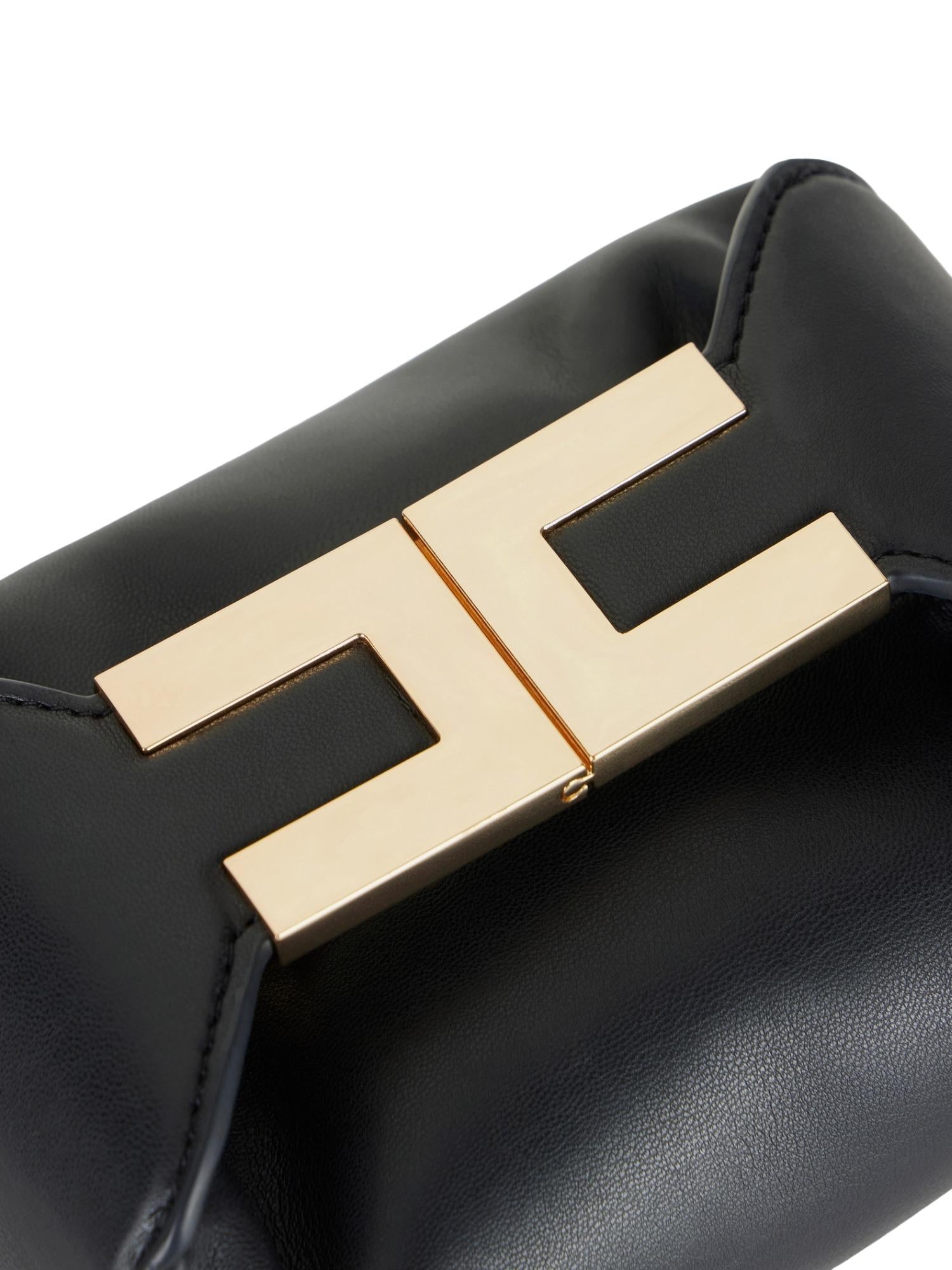 Elisabetta Franchi Borsa hobo con manico gioiello