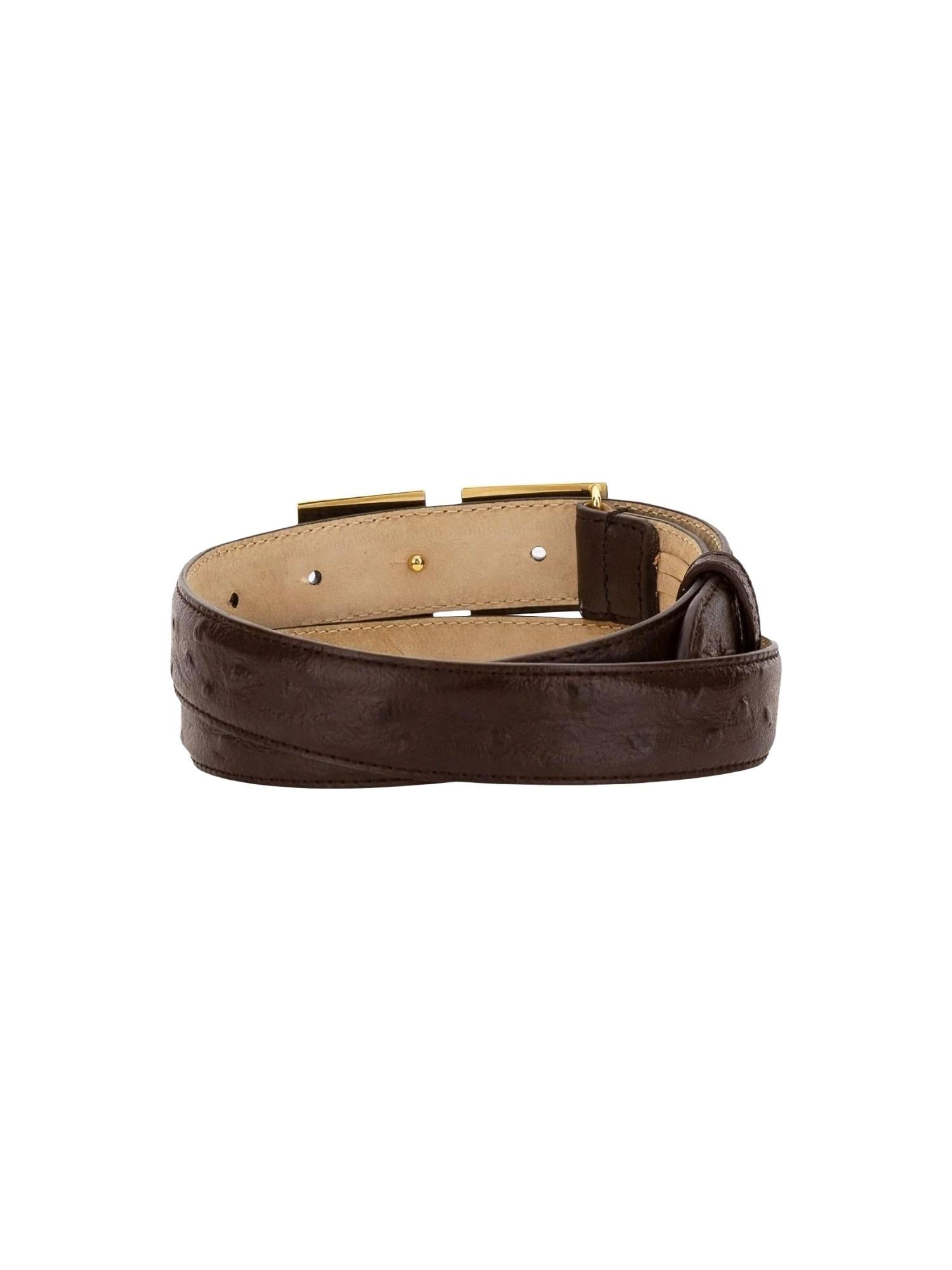 Elisabetta Franchi Cintura in pelle 3 cm