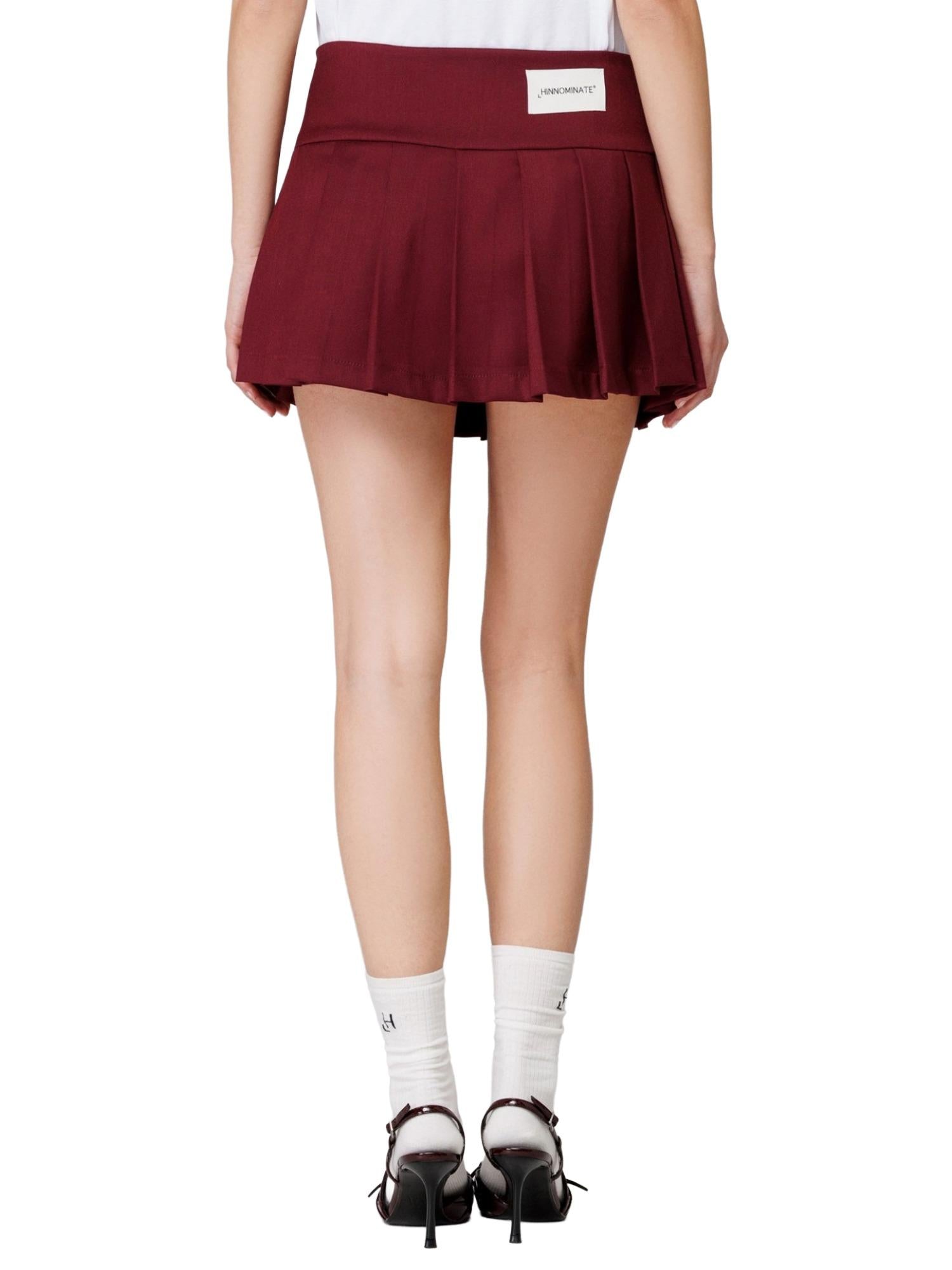 Hinnominate Gonna pantaloncino a pieghe