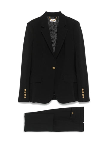 Elisabetta Franchi Tailleur monopetto in crepe