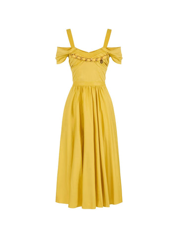 Elisabetta Franchi Abito con catena gioiello