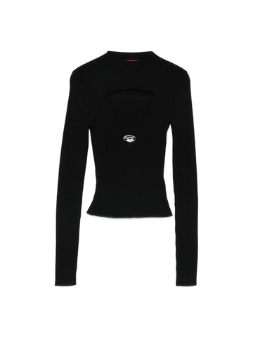 Diesel Maglia in lana con scollo M-Olina