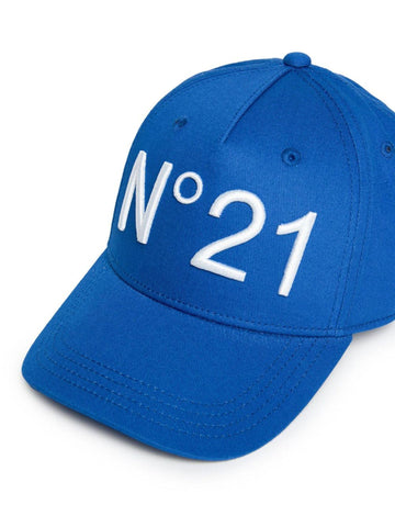 N&deg;21 Cappello con logo ricamato
