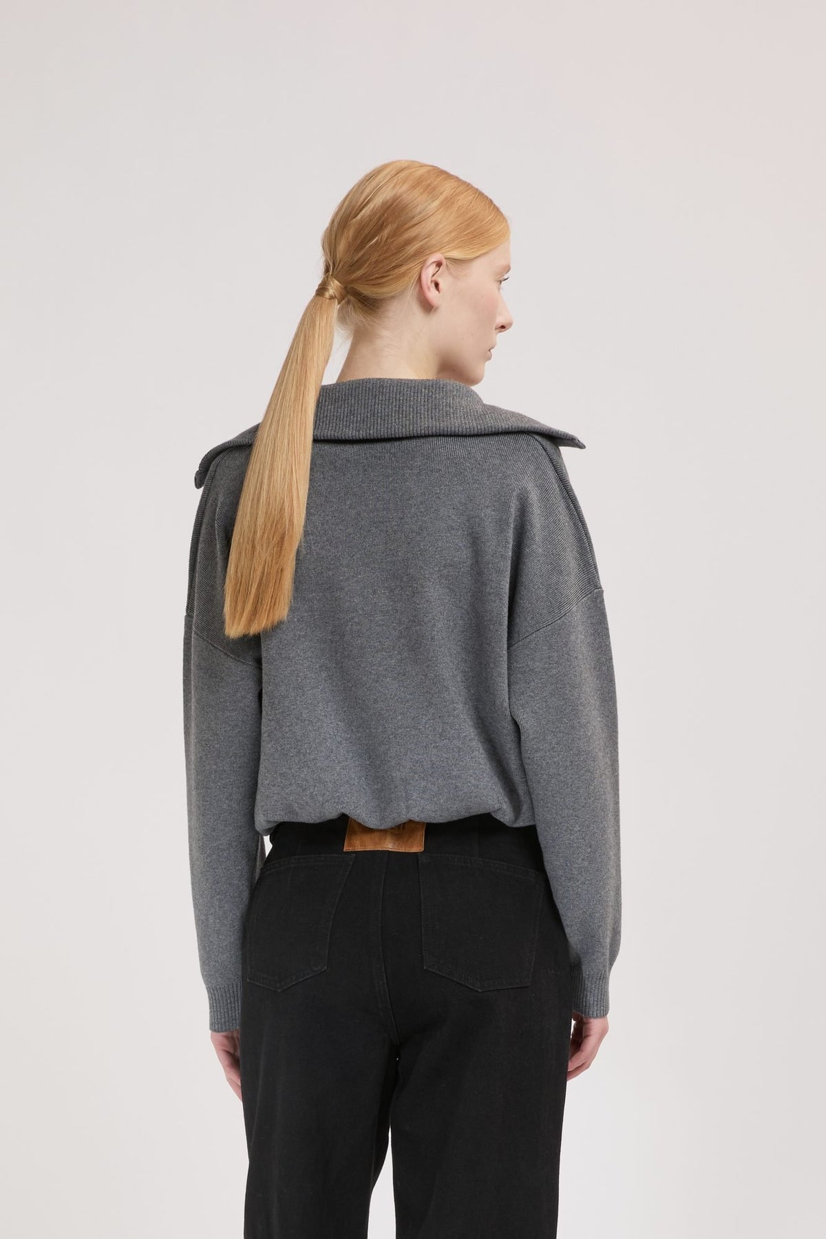 Maglione a Maniche Lunghe Collo Alto