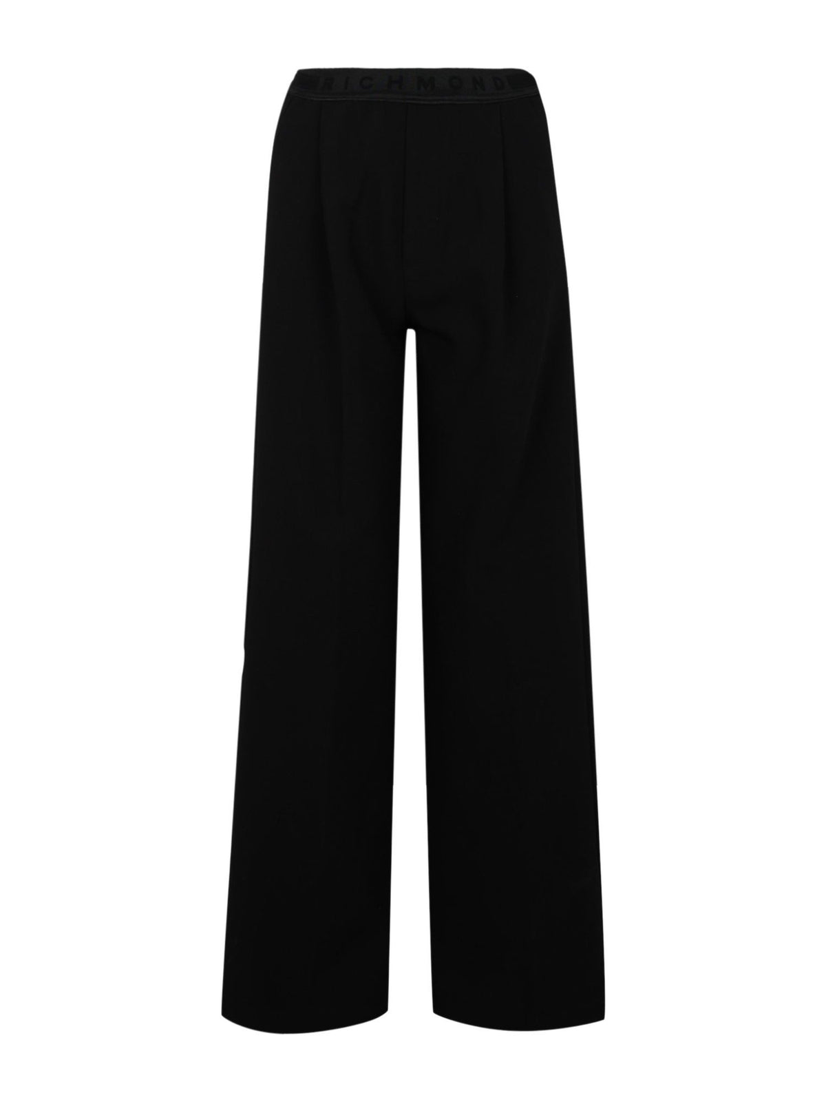 Pantalone Palazzo con Elastico in Vita