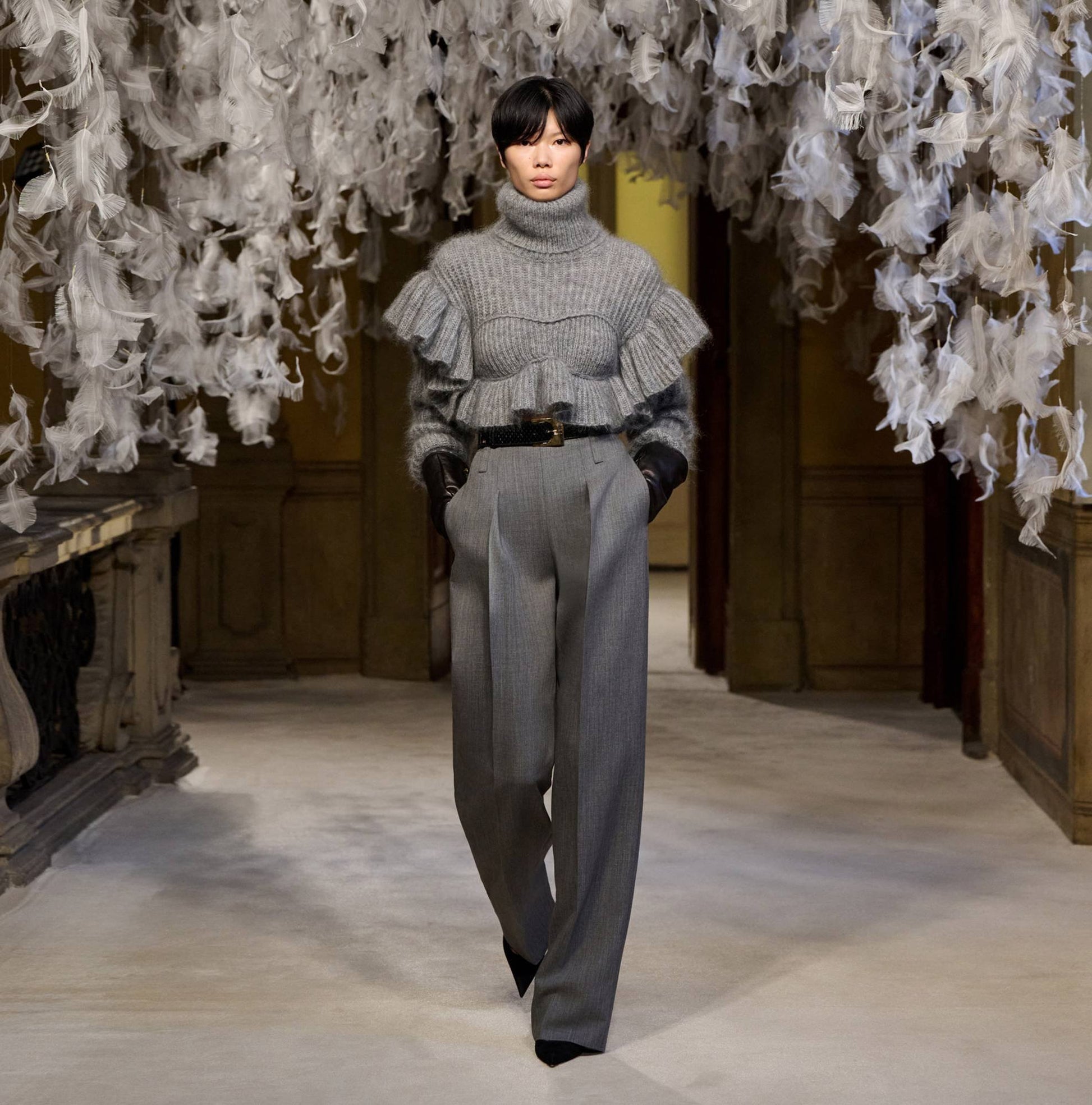 Pantaloni in lana