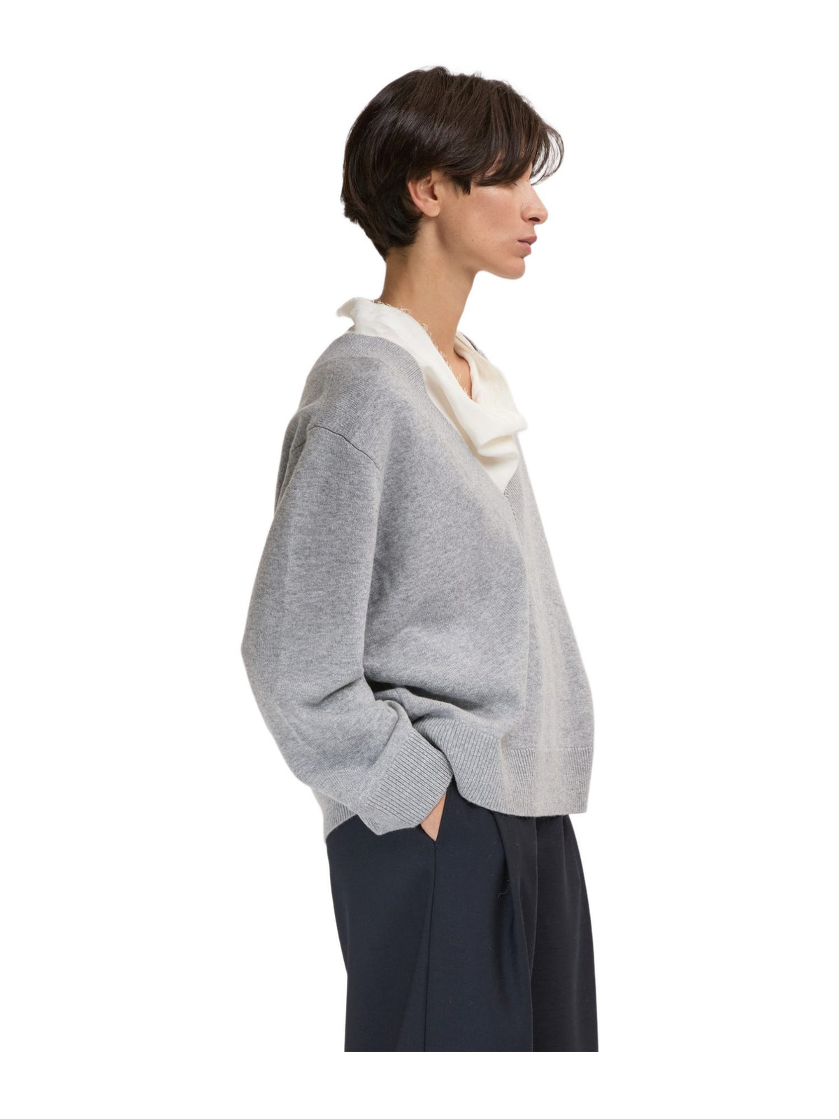 Maglione Over con Scollo a V