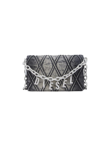 Diesel Borsa in denim Charm-D