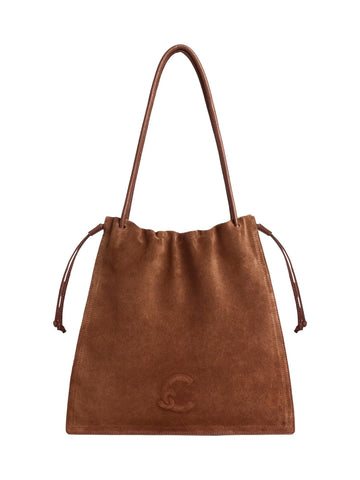 Coccinelle Borsa in suede Dulse large