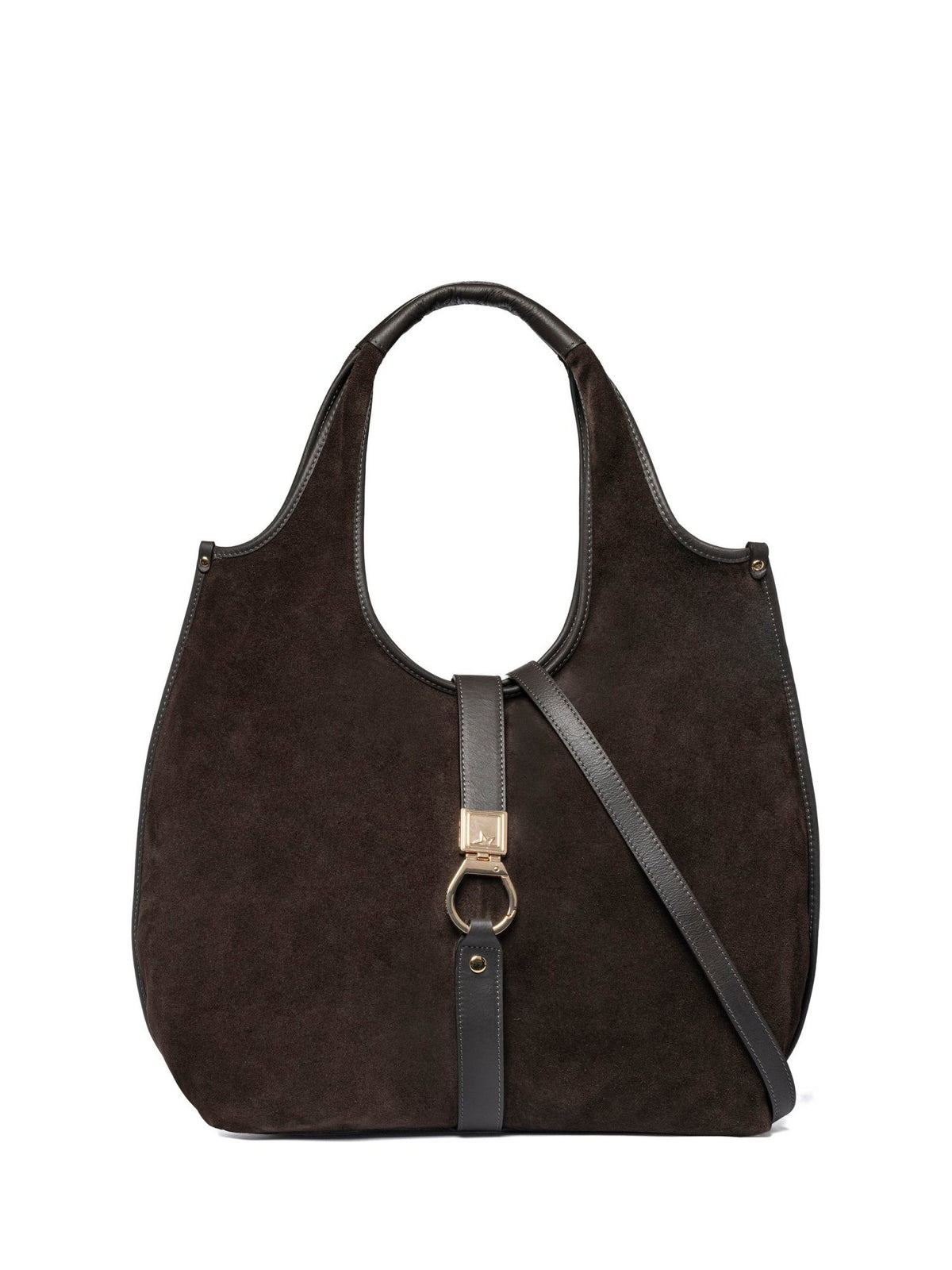 Borsa Hobo Maia L in Suede