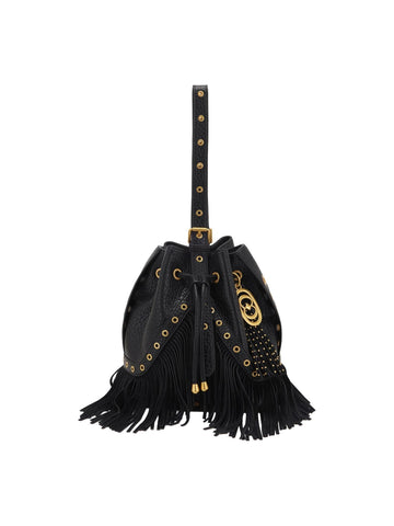 La Carrie Borsa a secchiello Fringes