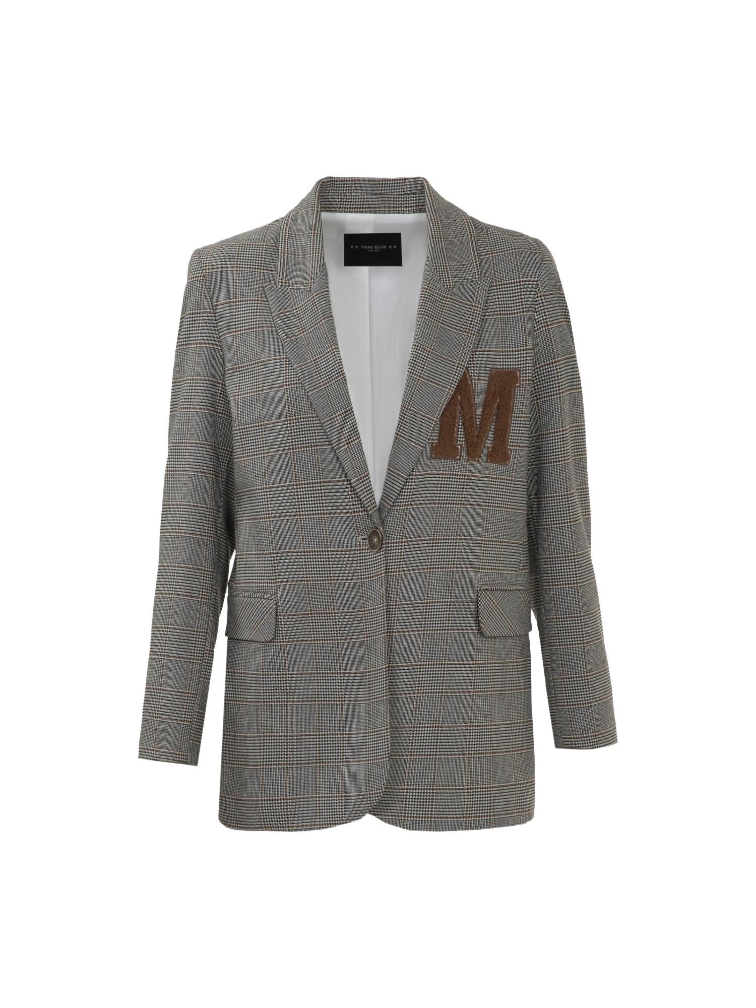Marc Ellis Giacca a quadri con logo