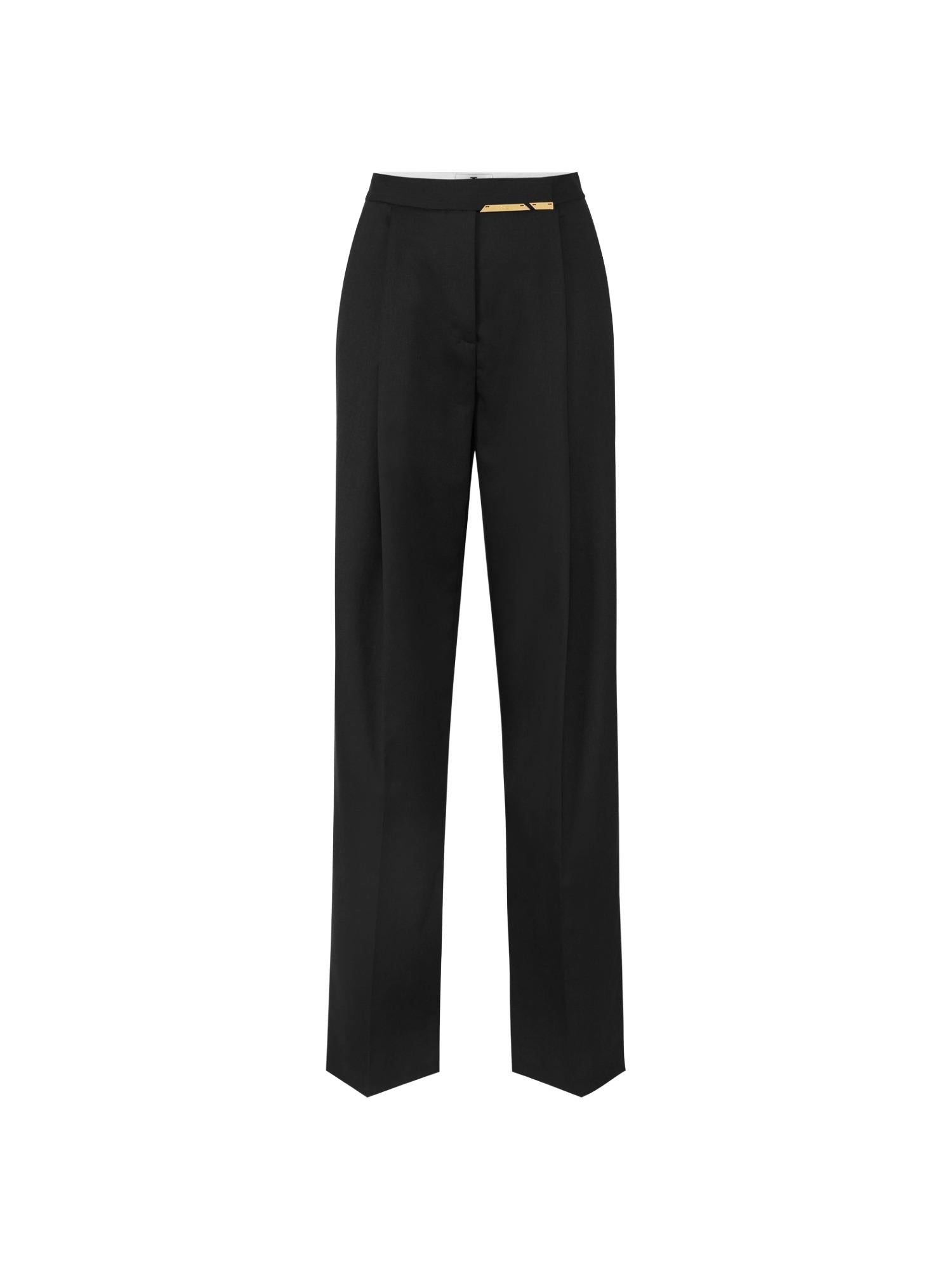 Elisabetta Franchi Pantalone con placca gioiello
