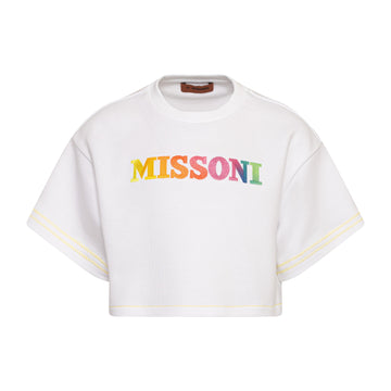 Missoni T-shirt boxy con logo