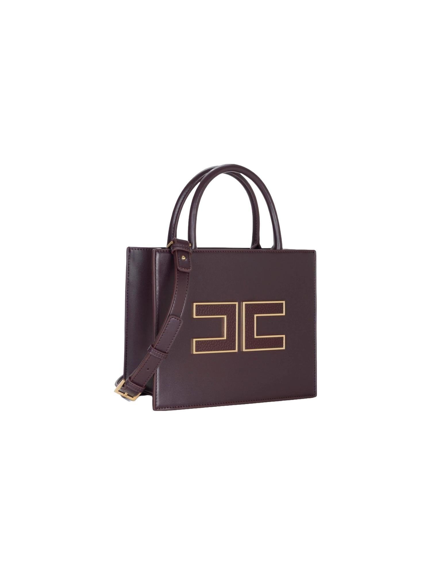 Elisabetta Franchi Borsa tote piccola con logo
