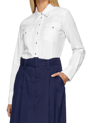 Dondup Camicia texana con bottoni gioiello
