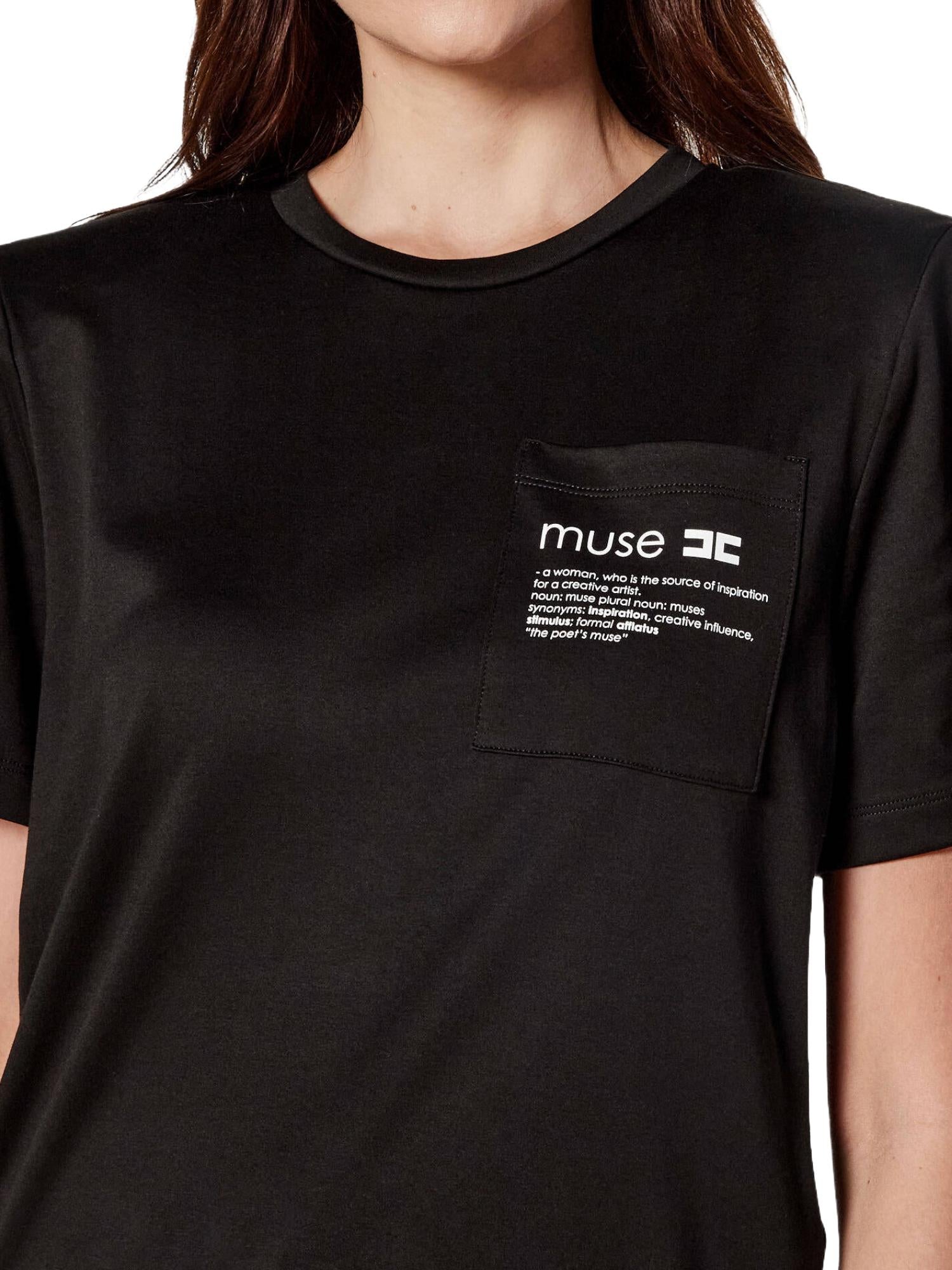 Elisabetta Franchi T-shirt con taschino