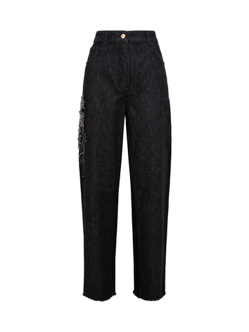 Blugirl Jeans con applicazione floreale