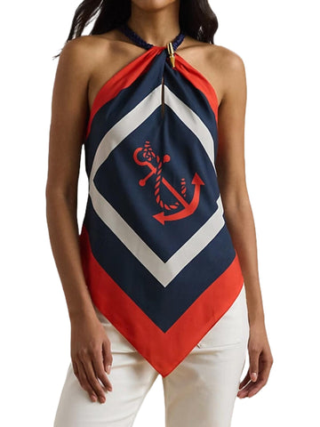Lauren Ralph Lauren Blusa con stampa Lavoha