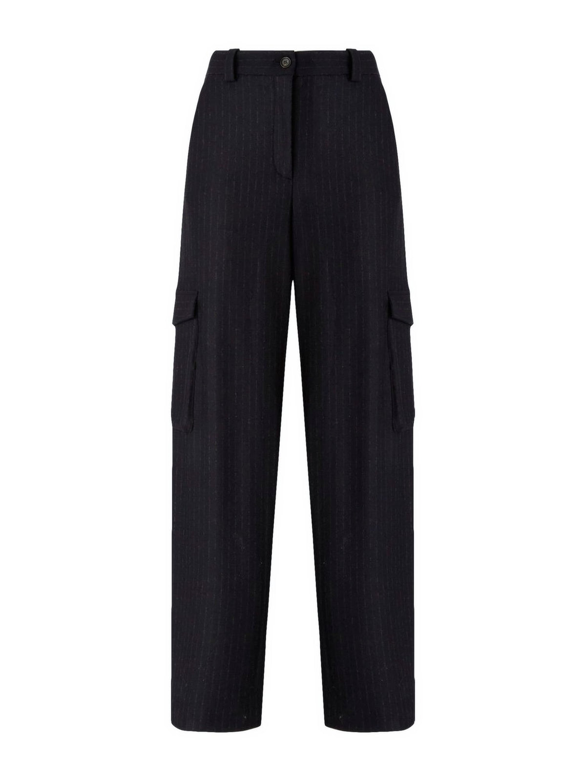 Pantalone Dritto con Tasche Cargo