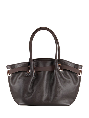 Borsa a Spalla Brooke in Pelle Bottalata
