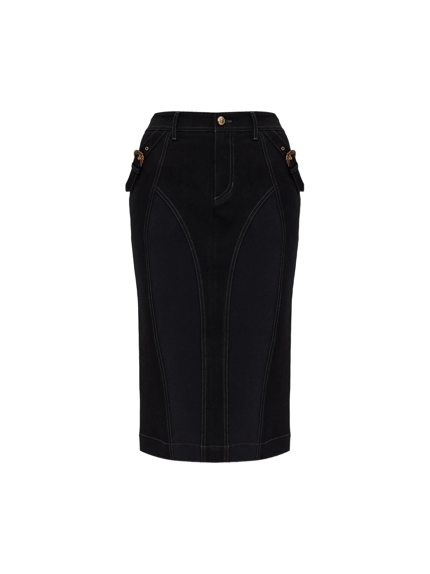 Versace Jeans Couture Gonna con fibbie Baroque