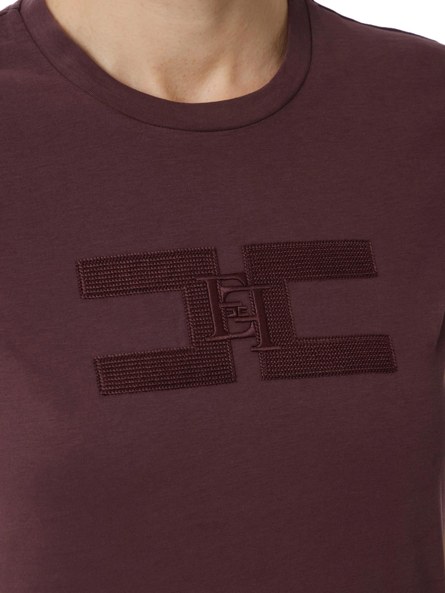 Elisabetta Franchi T-shirt con logo ricamato