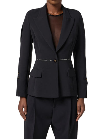 Elisabetta Franchi Giacca con nastro logato